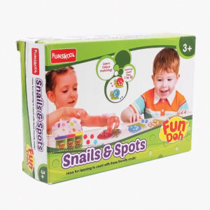 Funskool-Fundough Snails and Spots - Multi Colour-30892