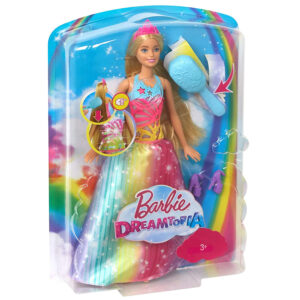 Barbie Dreamtopia Brush ‘N Sparkle Princess - Pink-30994