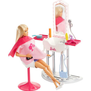 Barbie Salon Doll & Accessories - Blonde-31099