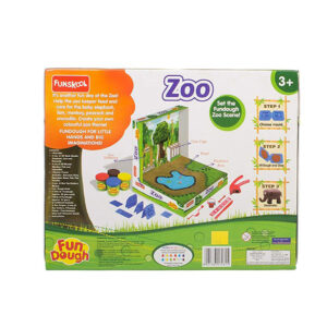 Funskool-Fundough Zoo - Multi Colour-30860