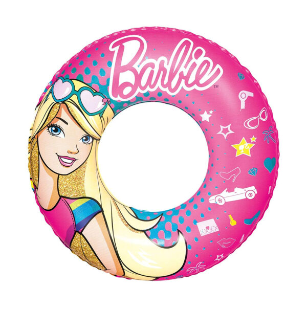 Bestway Barbie Children One Swim Ring Tube - 22 Inch-0