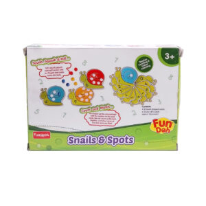 Funskool-Fundough Snails and Spots - Multi Colour-30889