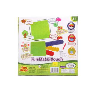 Funskool-Fundough Fun Mat and Doh - Multi Colour-30877