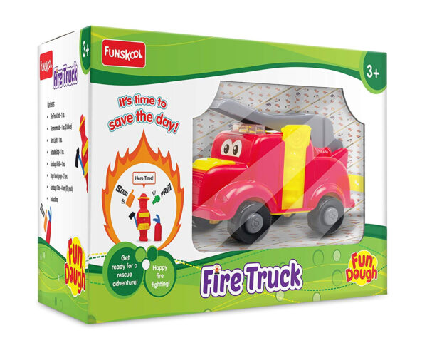 Funskool Fundough Fire Truck - Multicolor-30988