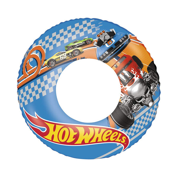 Bestway Hot Wheels Swim Ring, Baby Swim Float - 56cm-31249