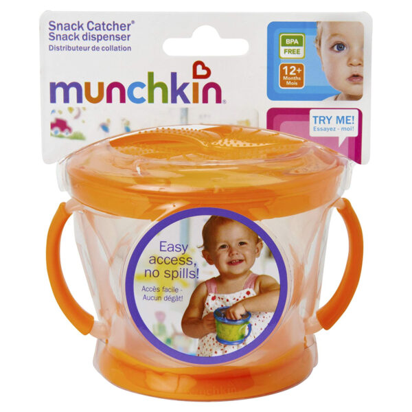 Munchkin Snack Catcher, 266ml - Orange-30632