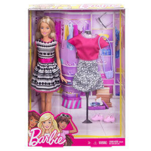 Barbie Fashion Doll Playset (FFF59)-31299