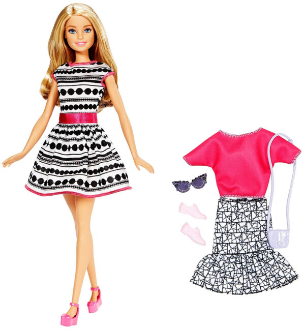 Barbie Fashion Doll Playset (FFF59)-0