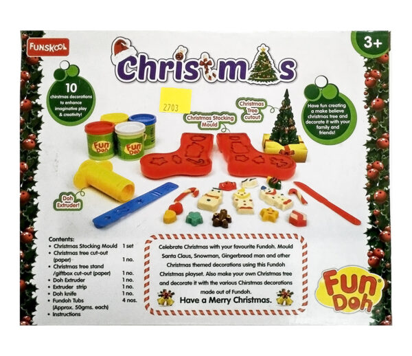 Plastic Funskool Fundough Christmas-30954