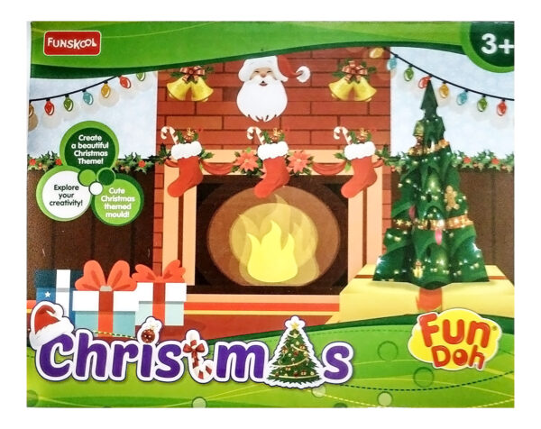 Plastic Funskool Fundough Christmas-0