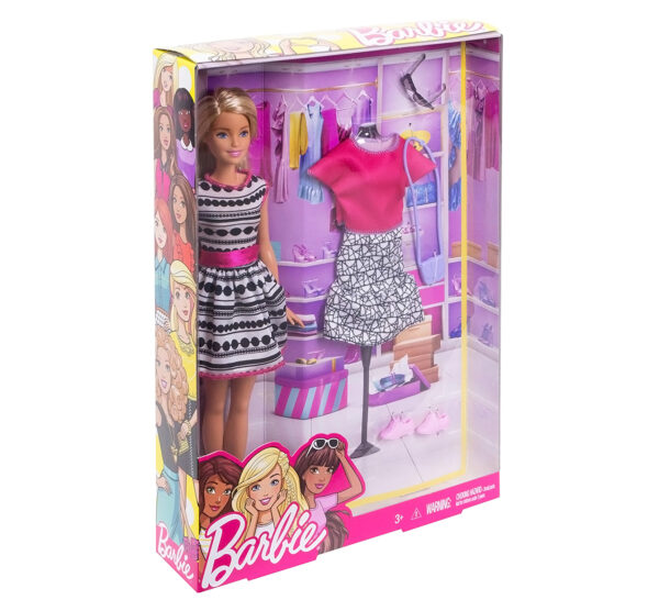 Barbie Fashion Doll Playset (FFF59)-31296