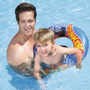 Bestway Hot Wheels Swim Ring, Baby Swim Float - 56cm-31251