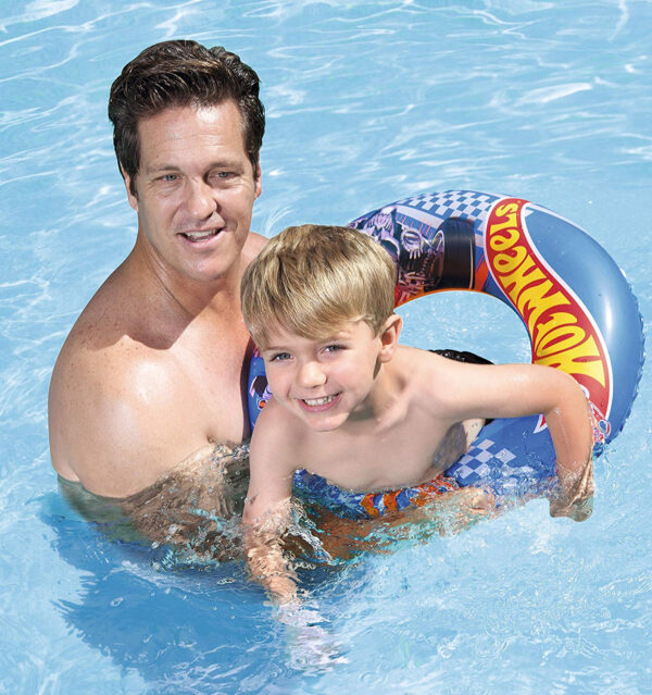 Bestway Hot Wheels Swim Ring, Baby Swim Float - 56cm-31251