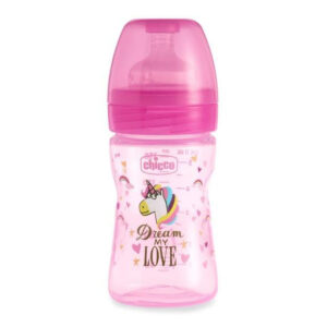 Chicco Fantastic LOVE Baby Bottle Fast Flow (4M+) - 150ml-31460