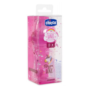 Chicco Fantastic LOVE Baby Bottle Fast Flow (4M+) - 150ml-31461