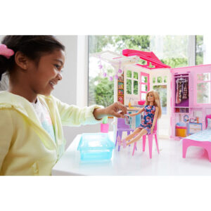 Barbie House and Doll (FXG55) - Pink-31379
