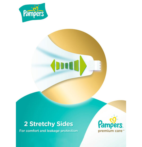 Pampers Premium Care Diapers, Size 2 (3-8 kg) - 46 Count-30728