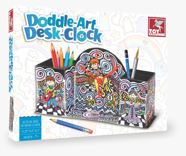 Toy Kraft - Doddle-Art, Desk-Clock-0