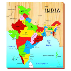 Kinder Creative Map of India (29 Pieces)-0