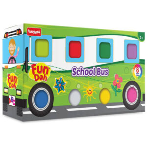 Funskool Fundough School Bus - Multi Color-30821