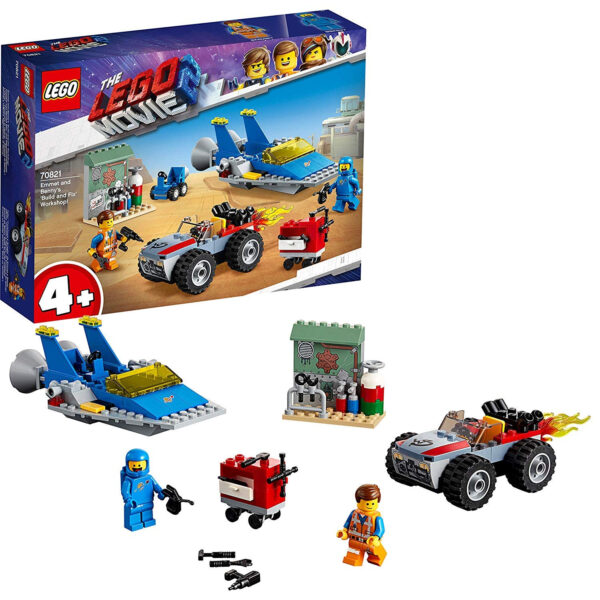 Lego The Movie 2 Emmet and Benny’s ‘Build and Fix’ Workshop Building Blocks (70821) - 117 Pcs-0