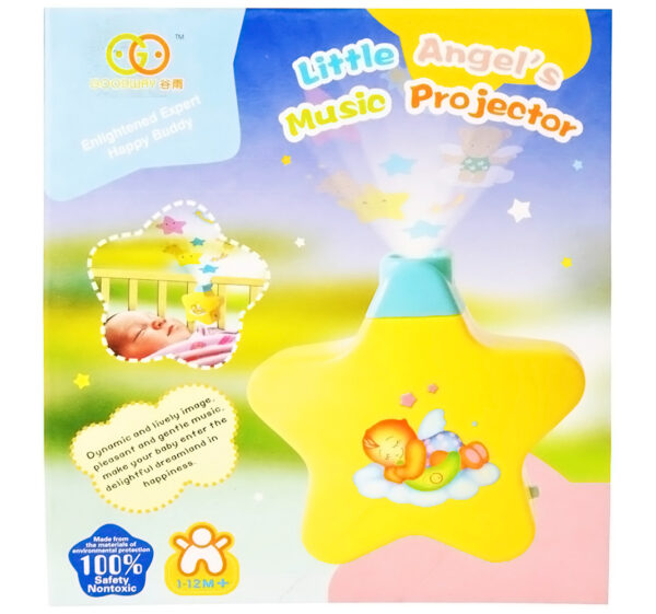 Little Angel Musical Projector - Yellow-0