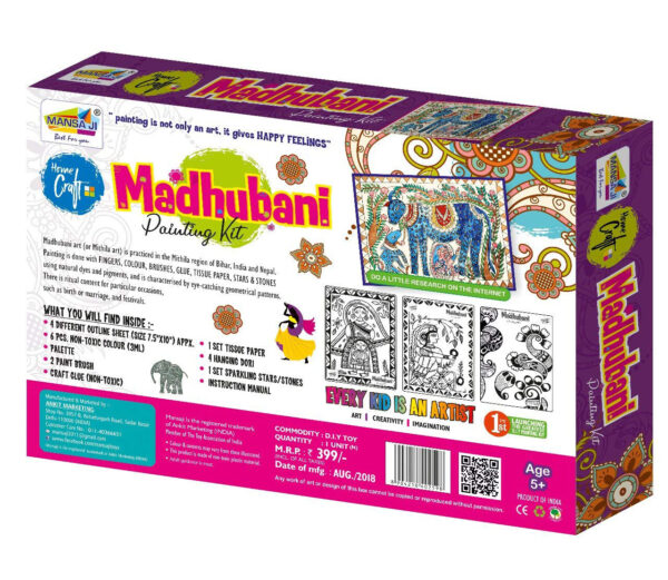 Mansaji's DIY Madhubani Painting Kit for Kids-32147