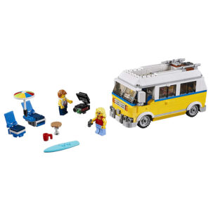 Lego Creator 3in1 Sunshine Surfer Van Building Blocks for Kids (31079) - 379 Pieces-31709