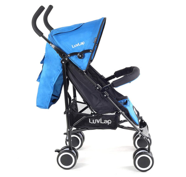 LuvLap City Baby Buggy Cum Stroller (18278) - Blue-32369