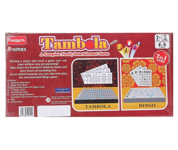 Funskool Tambola 2-in-1 Game - Multi Color-32125