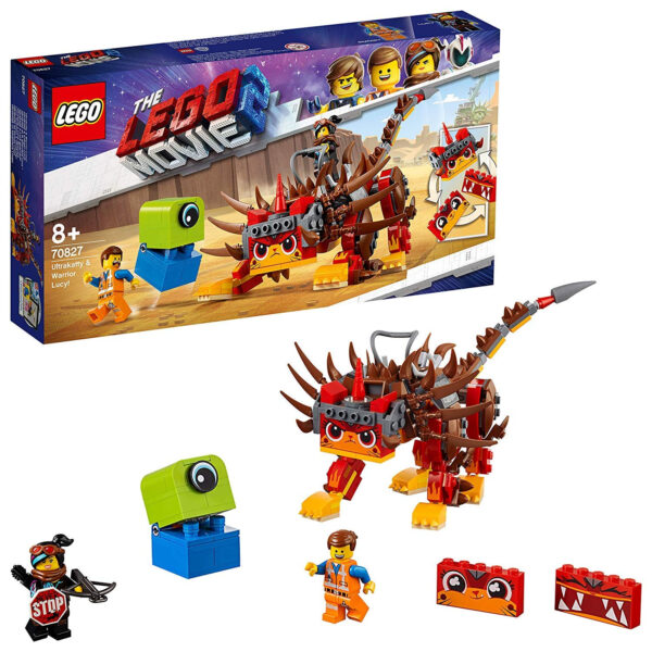 Lego The Movie 2 Ultrakatty & Warrior Lucy Building Blocks (70827) - 383 Pieces-0