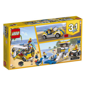 Lego Creator 3in1 Sunshine Surfer Van Building Blocks for Kids (31079) - 379 Pieces-31708