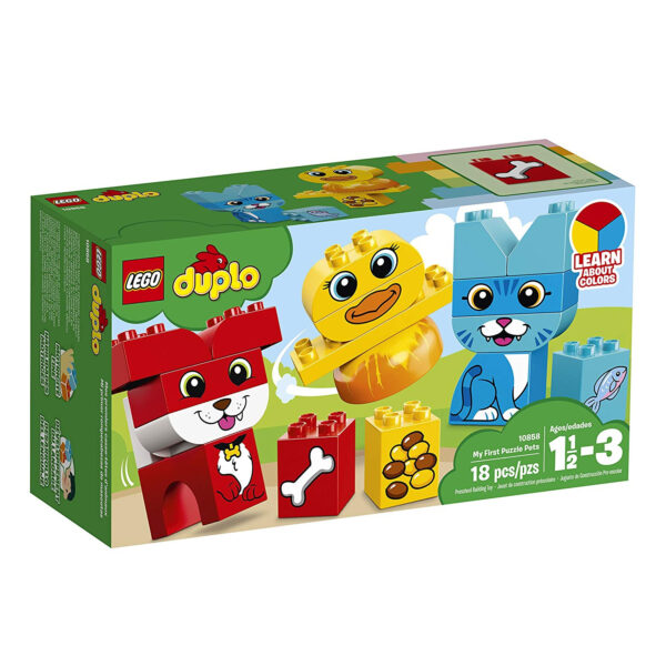 Lego Duplo My First Puzzle Pets Building Blocks for Kids (10858) - 18Pcs-0