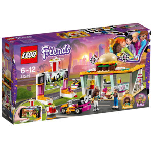 Lego Friends Andrea's Drifting Diner with Go Kart Building Blocks for Girls (41349) - 345Pcs-31787