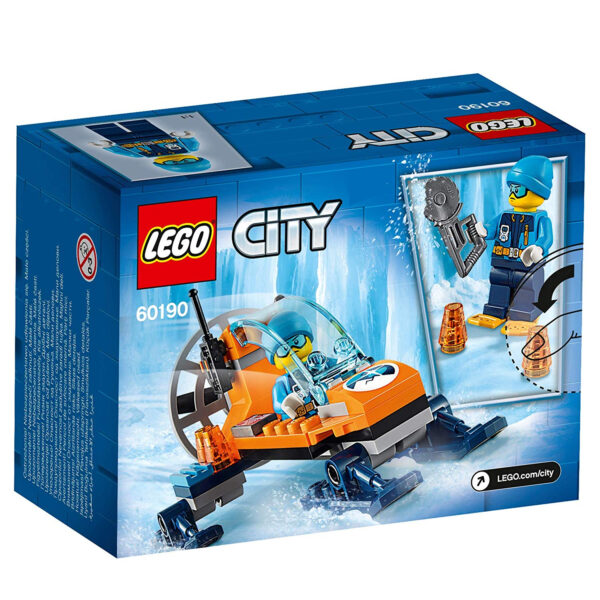 Lego City Arctic Ice Glider Building Blocks for Kids (60190) - 50 Pcs-0