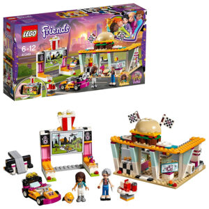 Lego Friends Andrea's Drifting Diner with Go Kart Building Blocks for Girls (41349) - 345Pcs-0