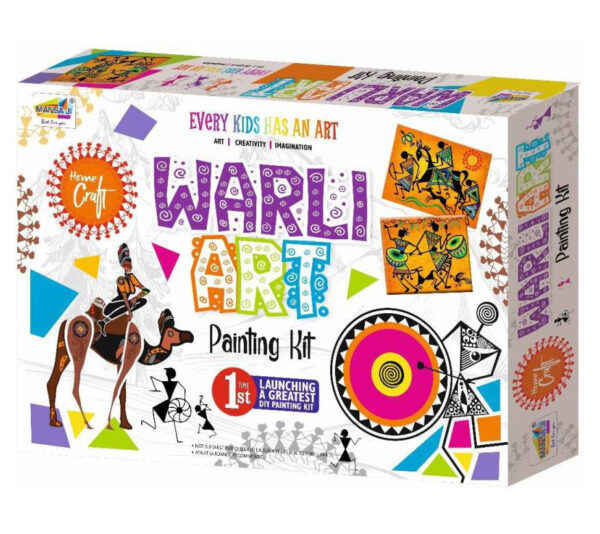 Mansaji DIY Warli Art Painting Kit for Kids-0