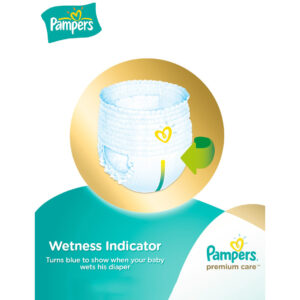 Pampers Premium Care Diapers, Size 1, Newborn, 2-5 kg, Mid Pack, 50 Count-32074