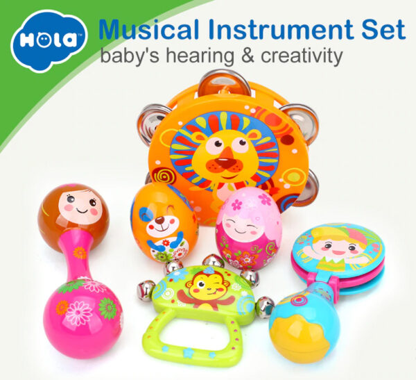 Hola Little Giggles Orff Musical Instrument Set (3M+) - 3102-0