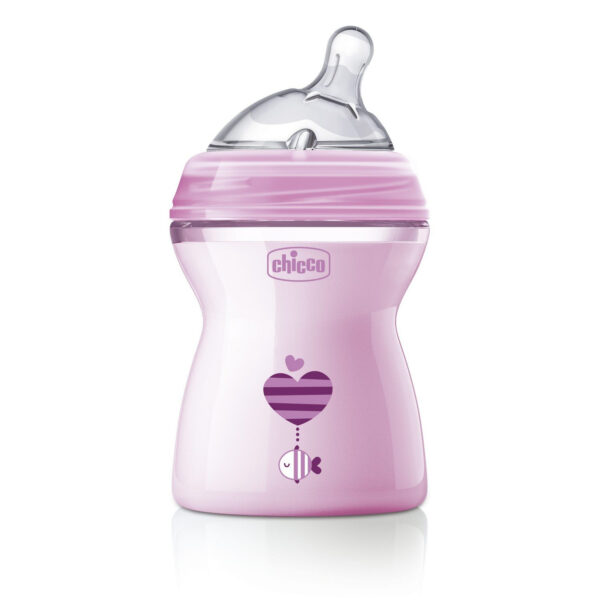 Chicco Natural Feeling Feeding (Pink) - 250ml -32624