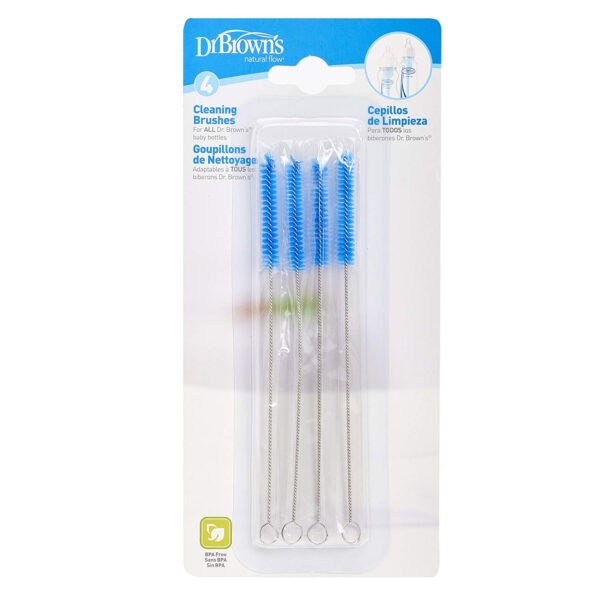 Dr. Brown's Cleaning Brush Set Of 4 - Blue-0