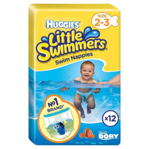 Huggies Little Swimmers Swim Nappies (3 to 8 Kg) - 12 Pcs-0