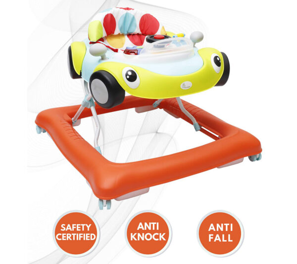 R for Rabbit F1 Racer - The Smart Car Shape Anti Fall Baby Walker with Adjustable Height and Music-0