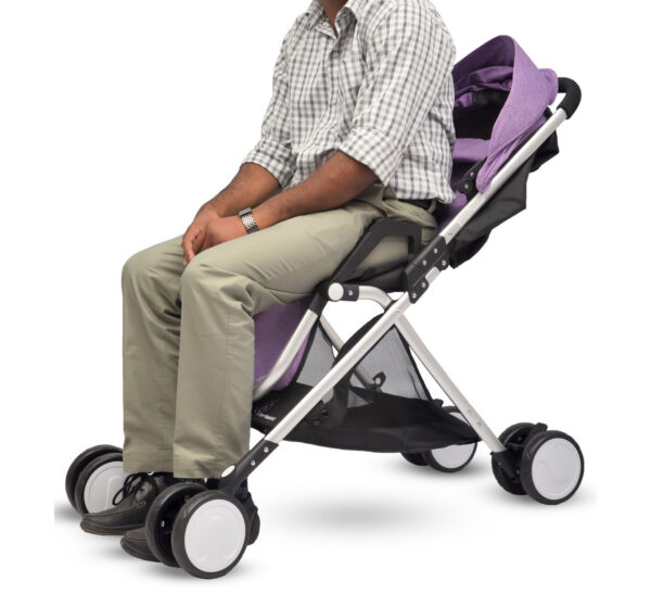 R for Rabbit Giggle Wiggle - The Feather Lite Stroller (Purple)-32788