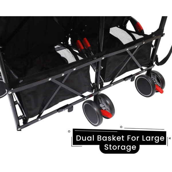 R for Rabbit Ginny and Johnny Twin Stroller – The Compact Twin Stroller for Twins-32558