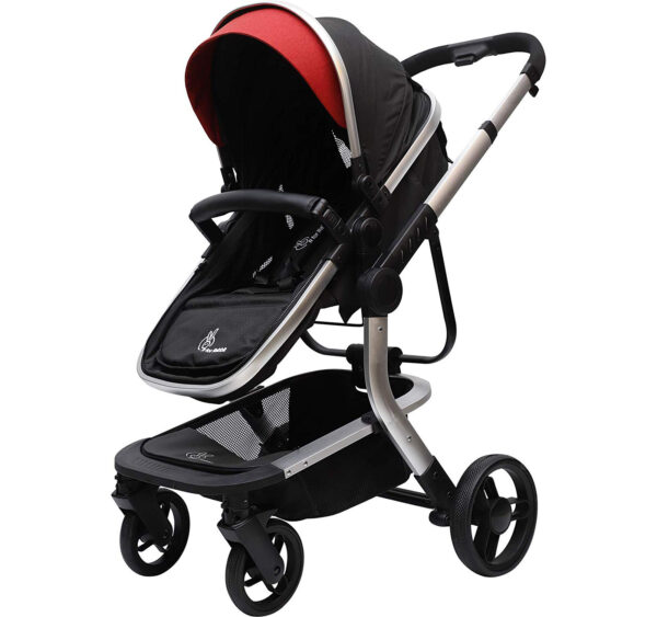 R for Rabbit Hokey Pokey Plus Baby Luxury Stroller and Pram - Ultimate Pram for Baby/Kids (Black)-32893