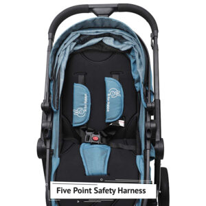 R for Rabbit Hokey Pokey Plus Baby Stroller and Pram - Ultimate Pram for Baby/Kids (Blue)-32903