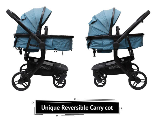 R for Rabbit Hokey Pokey Plus Baby Stroller and Pram - Ultimate Pram for Baby/Kids (Blue)-32905