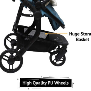 R for Rabbit Hokey Pokey Plus Baby Stroller and Pram - Ultimate Pram for Baby/Kids (Blue)-32908