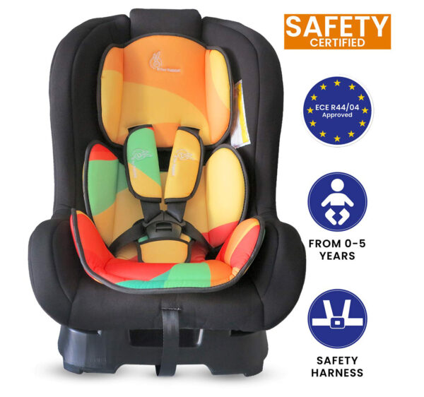 R for Rabbit Colourful Jack N Jill Convertible Baby Car Seat - Multicolor-0